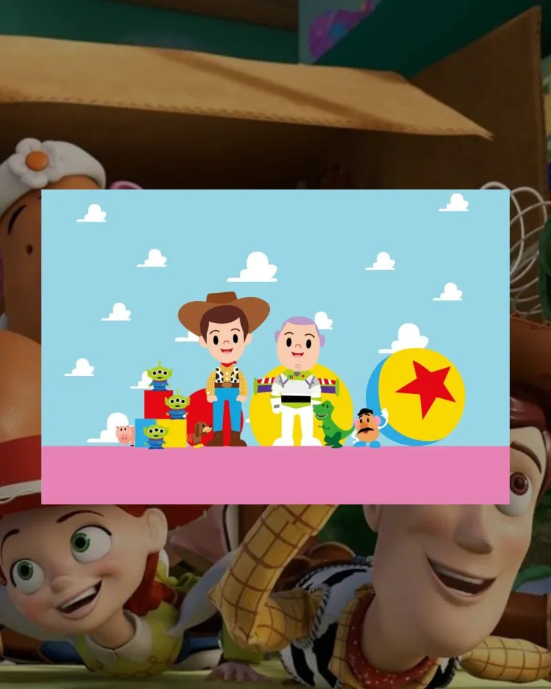 Lámina de Toy Story La Niña Bowie