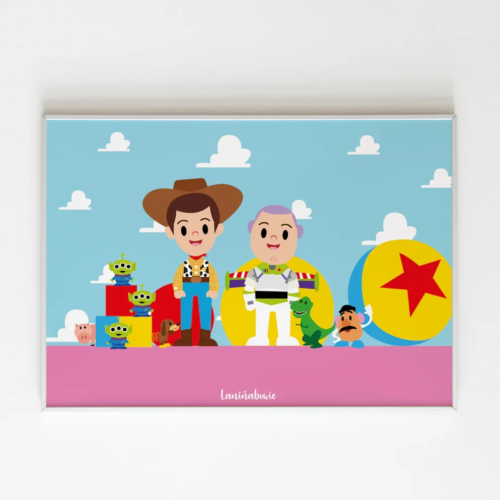 Lámina de Toy Story La Niña Bowie