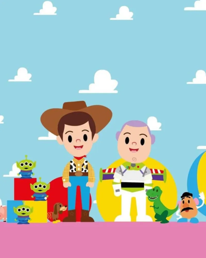 Lámina de Toy Story La Niña Bowie