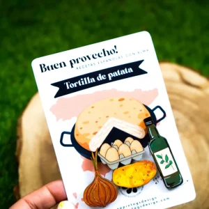Recetas de imanes: Tortilla de patatas La Vecina Compras