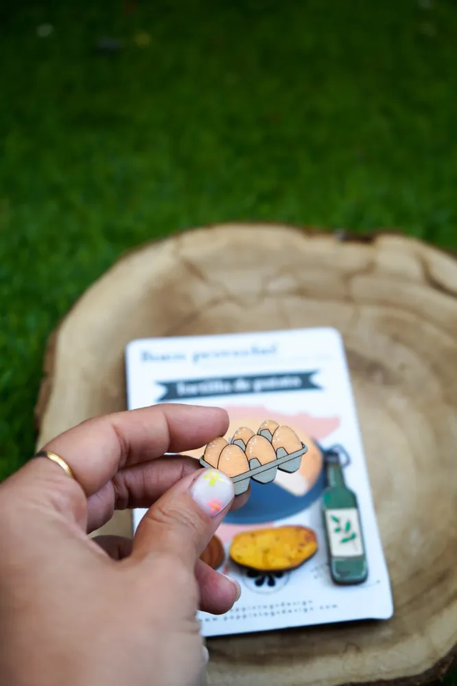 Recetas de imanes: Tortilla de patatas La Vecina Compras