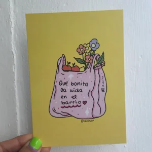 Lámina Qué bonita la vida en el barrio La Vecina