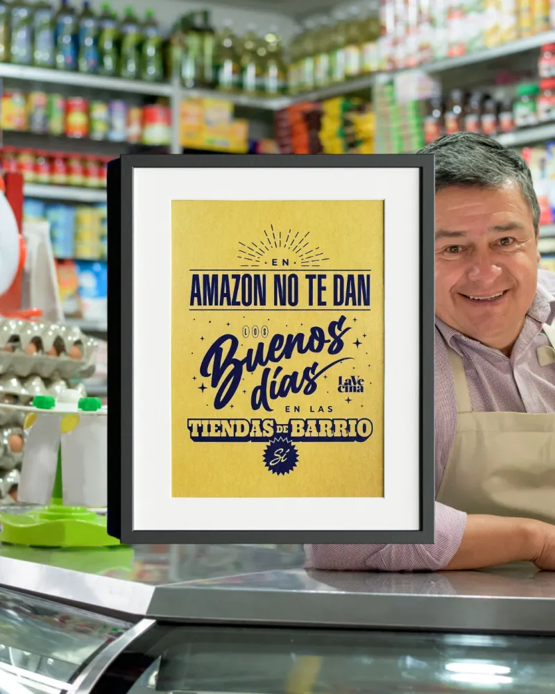 Lámina Buenos días Amazon La Vecina