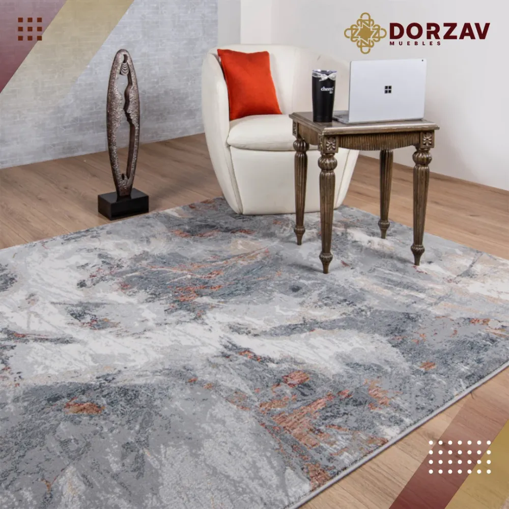 Tapete Decorativo Berna U3014 Gris / Gris – Abstracto · Interior 240x330cm LAVIN