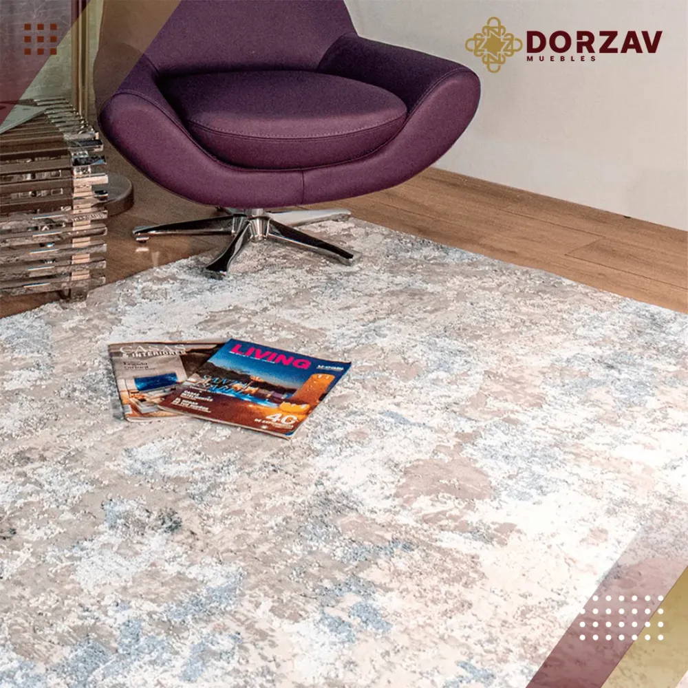 Tapete Decorativo Darica T2162 Gris Turquesa Rosa – Abstracto · Interior 60x90cm LAVIN