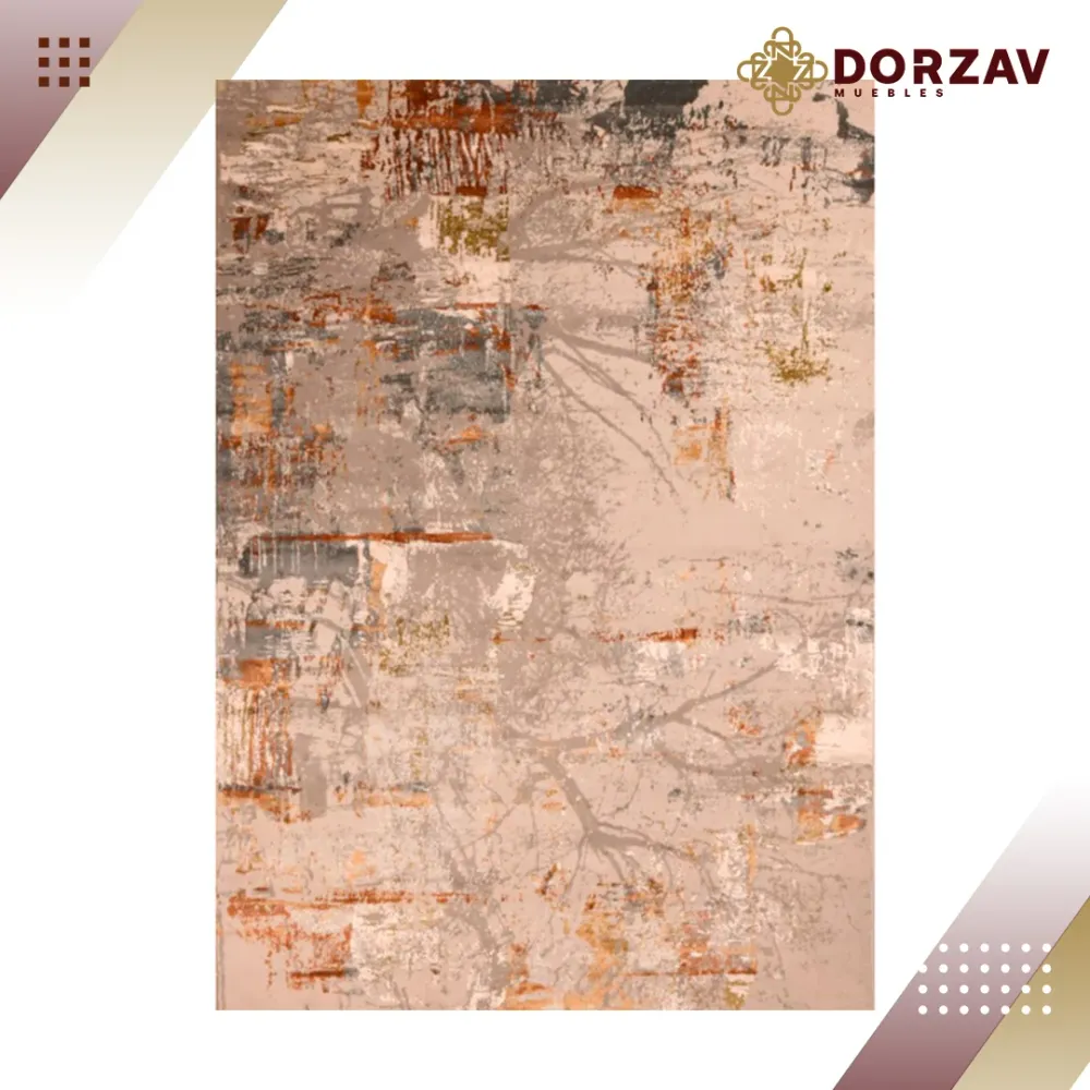 Tapete Decorativo Eymen T2207 Crema / Oro – Abstracto · Interior 60x90cm LAVIN