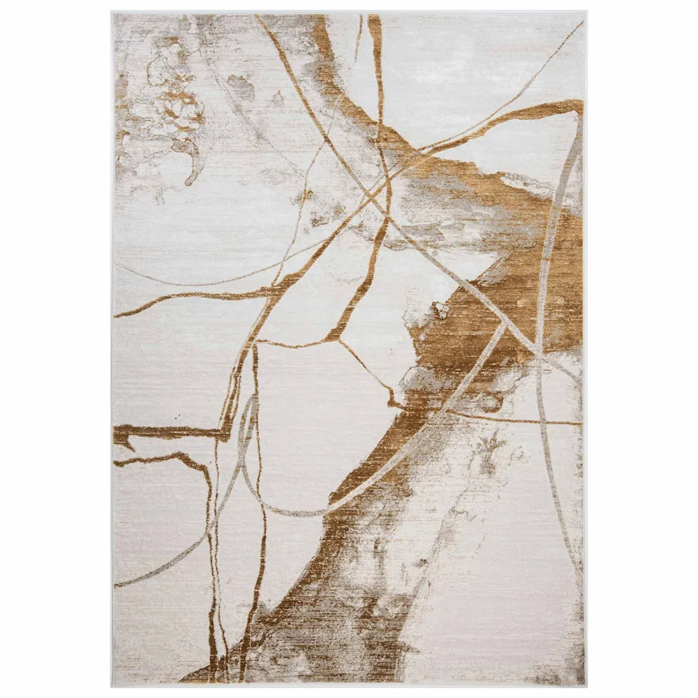 Tapete Decorativo Fiora T2379 Gris / Gris – Abstracto · Interior 160x230cm LAVIN
