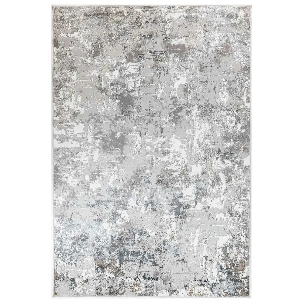 Tapete Decorativo Greta T4059 Gris / Plata – Abstracto · Interior 60x90cm LAVIN