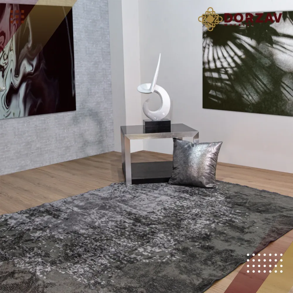 Tapete Decorativo Kabala T8015 Gris / Verde – Abstracto · Interior 60x90cm LAVIN