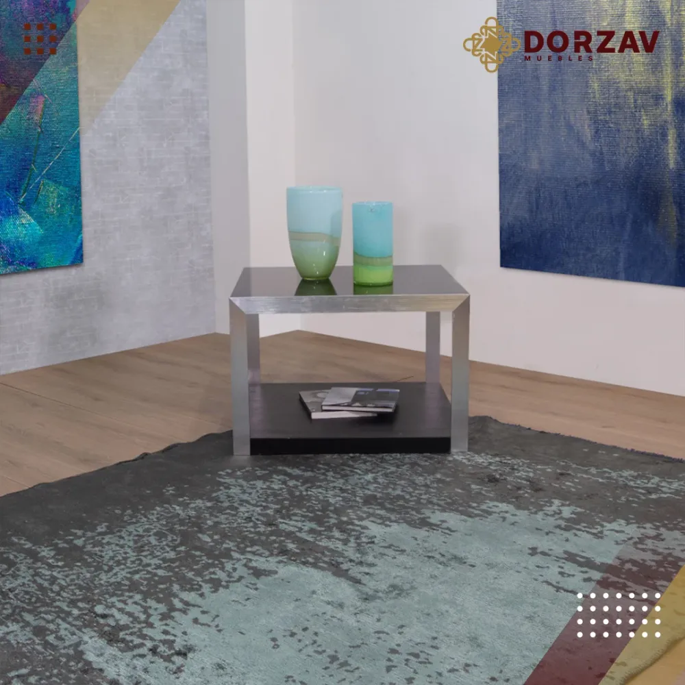 Tapete Decorativo Kabala T8016 Gris / Azul – Abstracto · Interior 60x90cm LAVIN