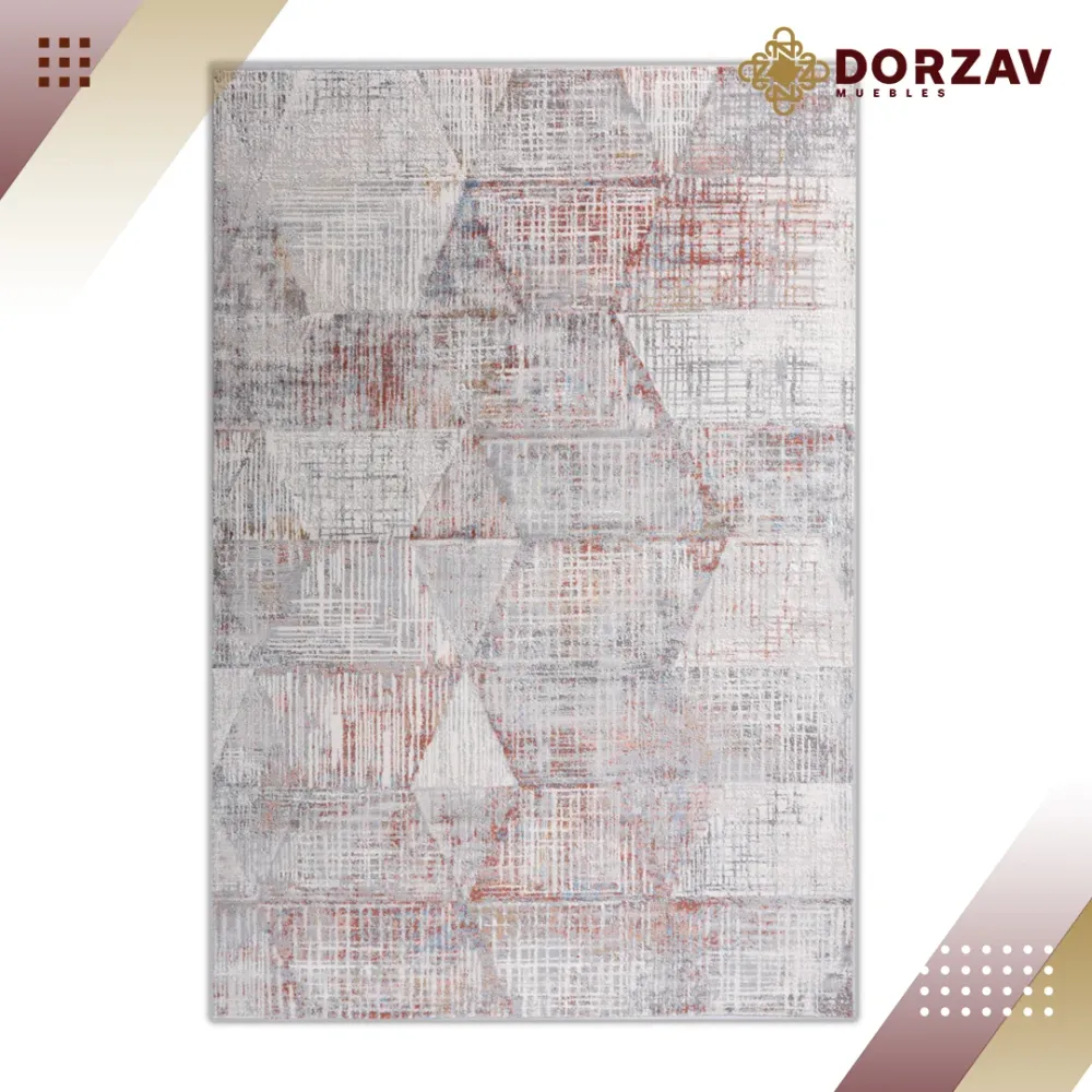 Tapete Decorativo Nida U2014 Azul / Crema – Abstracto · Interior 160x230cm LAVIN
