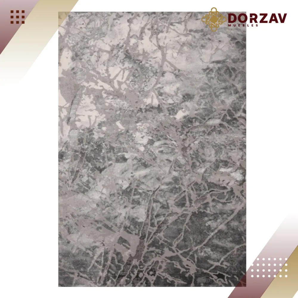 Tapete Decorativo Samira U5003 Gris / Plata – Abstracto · Interior 60x90cm LAVIN