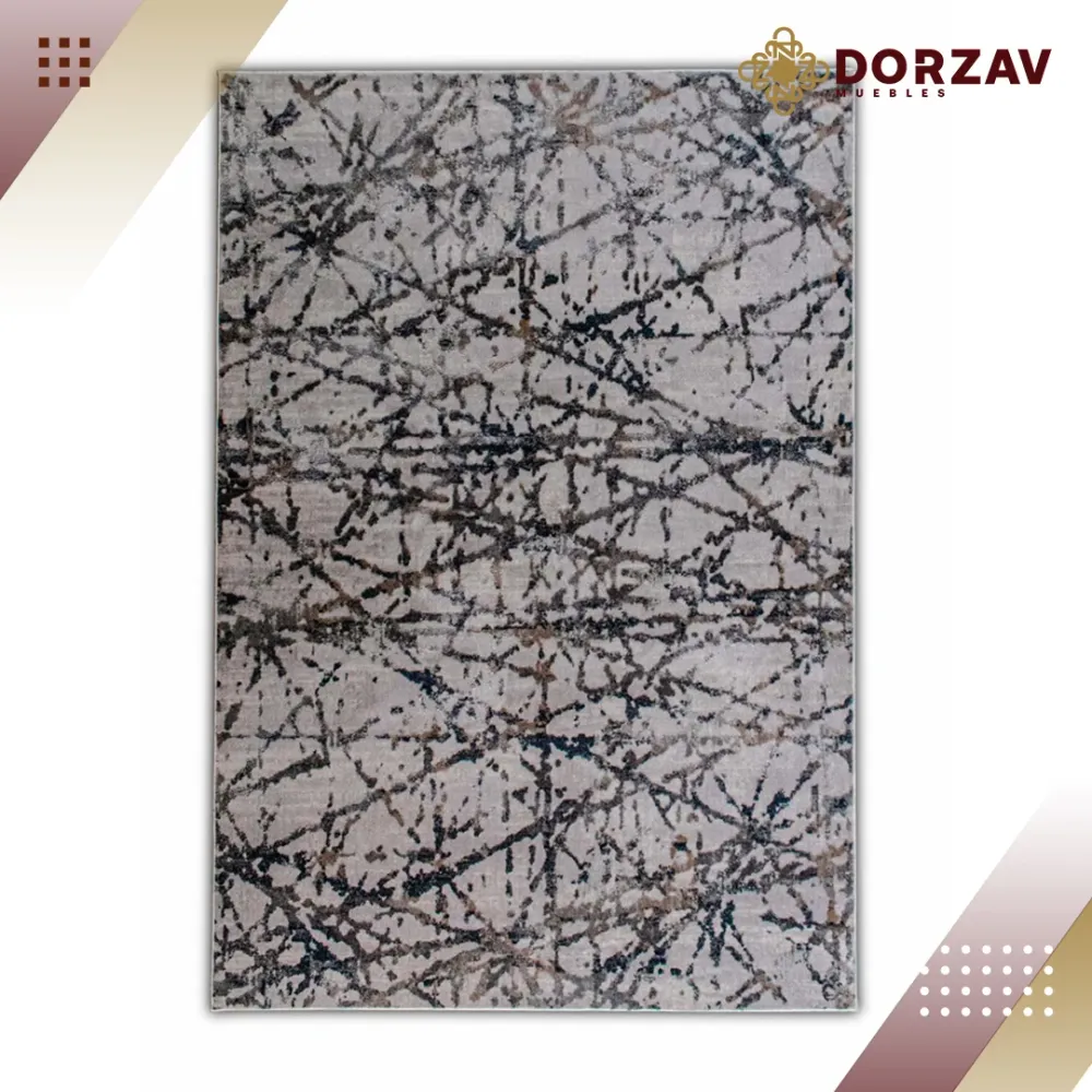 Tapete Decorativo Side T2055 Gris Claro / Azul – Abstracto · Interior 60x90cm LAVIN
