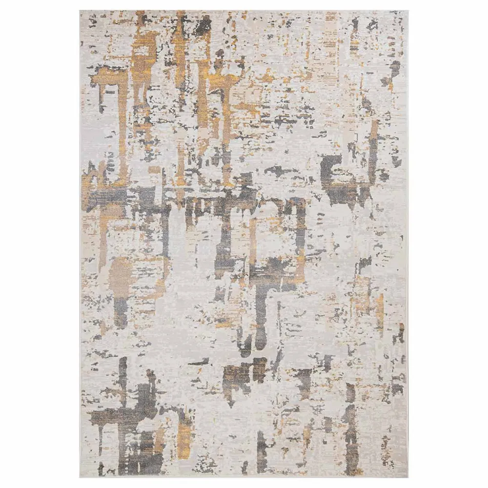 Tapete Decorativo Veleka U6038 Crema / Oro – Abstracto · Interior 60x90cm LAVIN