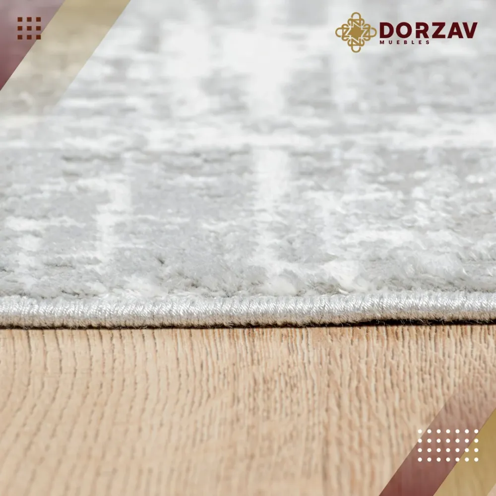 Tapete Decorativo Yasar U2051 Gris / Gris – Abstracto · Interior 60x90cm LAVIN