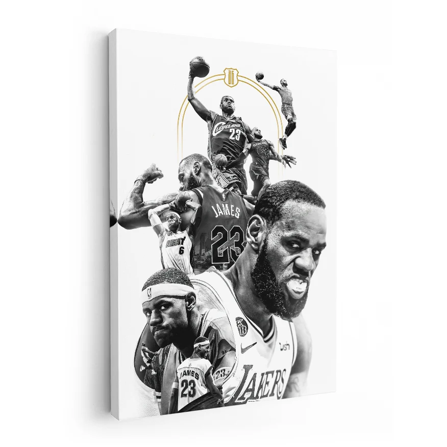 LeBron James Collage Poster