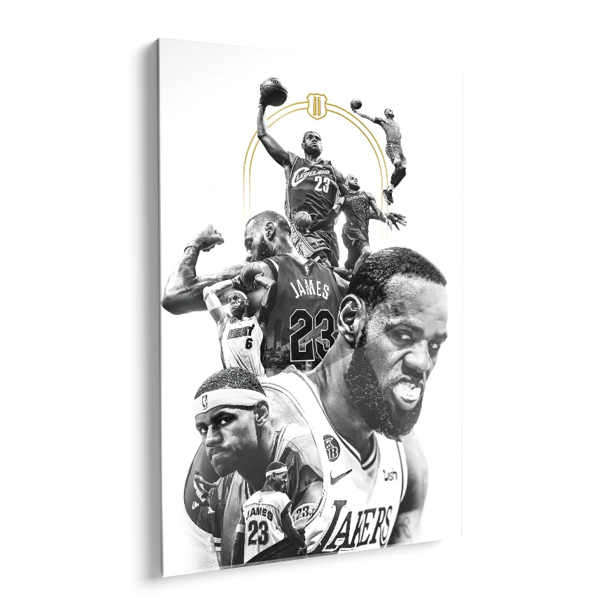 LeBron James Collage Poster
