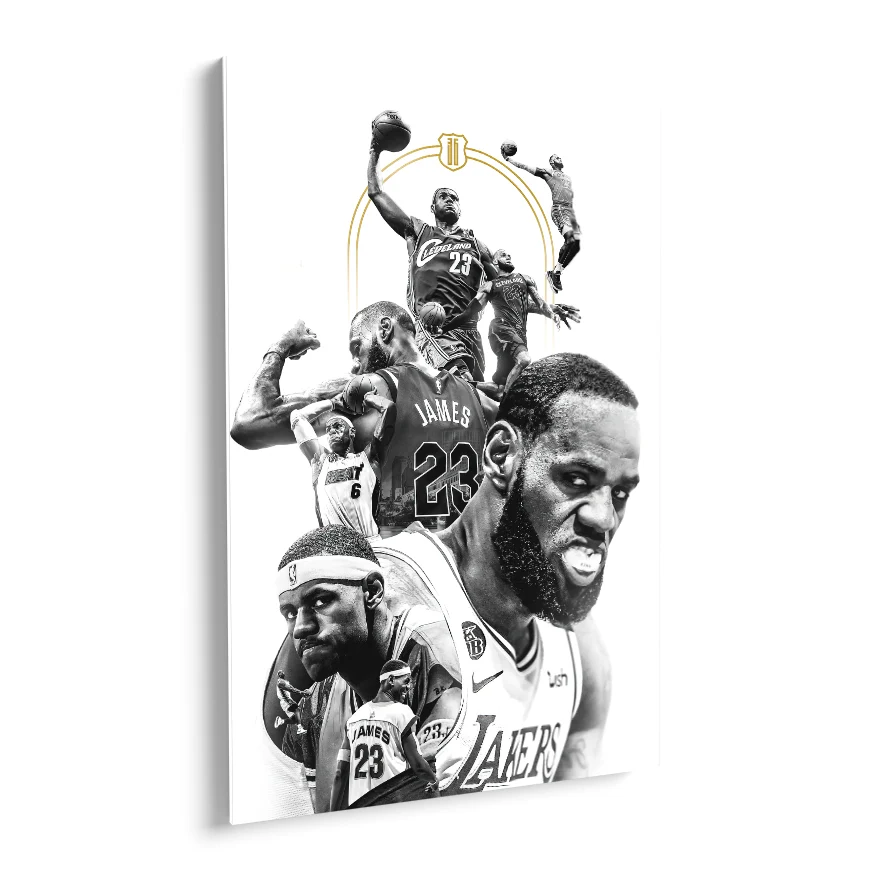 LeBron James Collage Poster