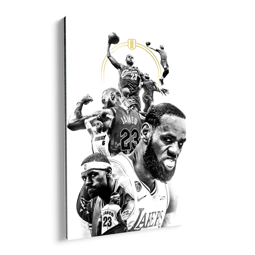 LeBron James Collage Poster