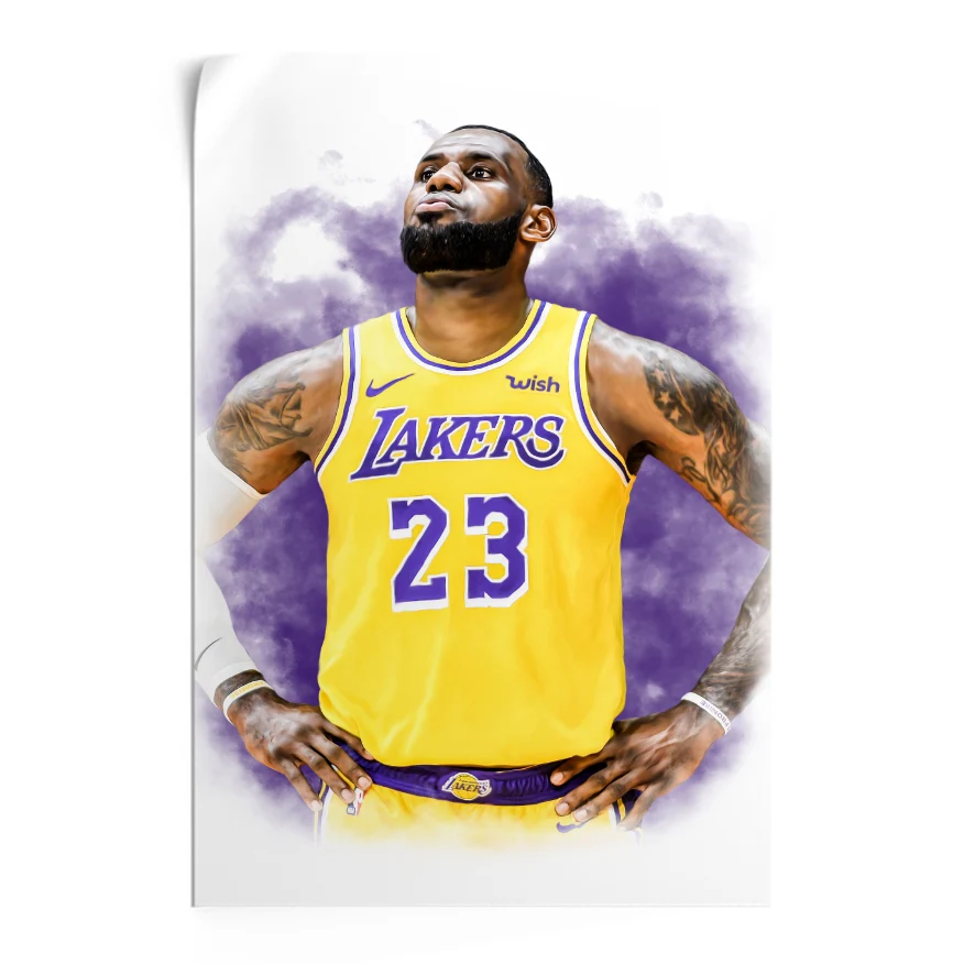 LeBron James 23 Poster