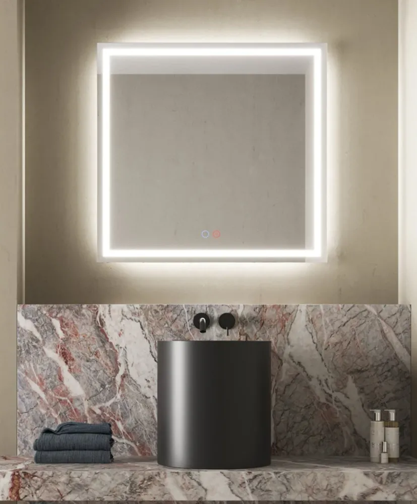 Espejo de baño Led Cuadrado HOLANDA de Ledimex