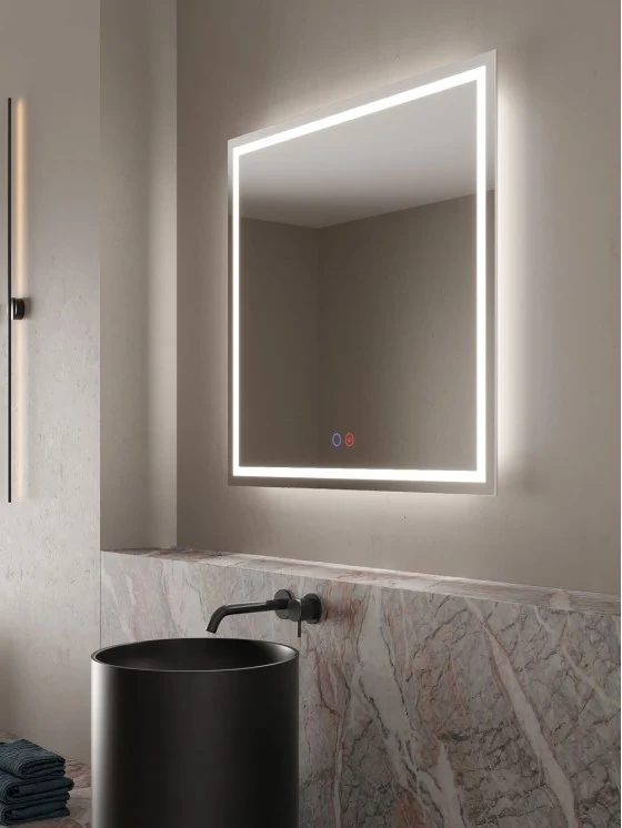 Espejo de baño Led Cuadrado HOLANDA de Ledimex
