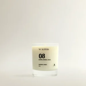 08 LEMON, ORANGE, GREEN 220G SCENTED CANDLE