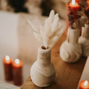 Lena: Florero de Madera