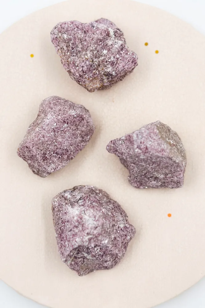 Lepidolita (mica) Masivo | Limpieza - Superación