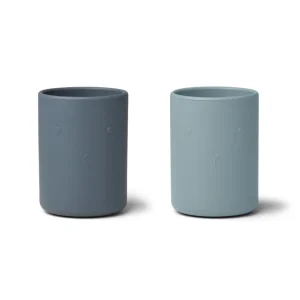 Juego De 2 Tazas Ethan - Mezcla Azul Les Archives - Liewood