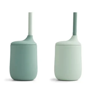 Juego de 2 vasos para sorber Ellis - Mezcla de menta Les Archives - Liewood