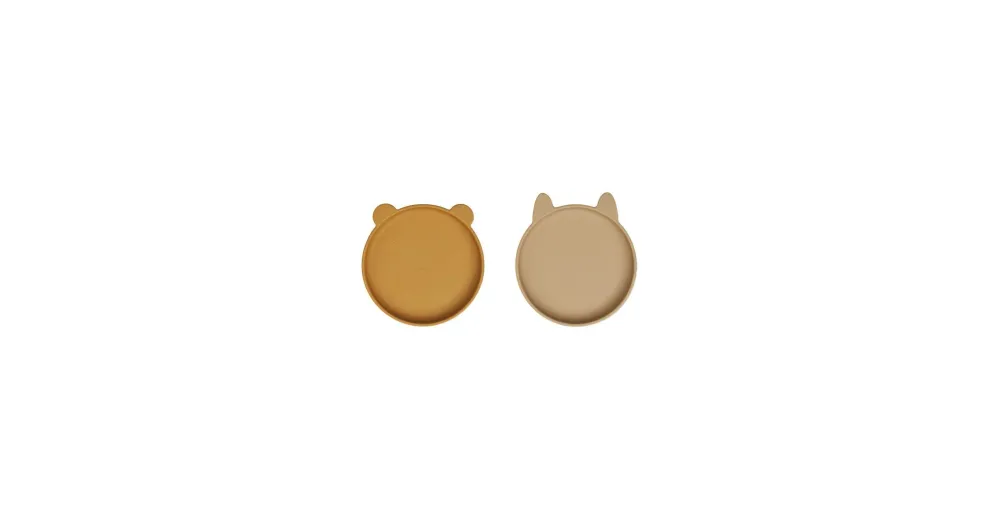Plato infantil irrompible Olivia - Golden Caramel Oat Mix Les Archives - Liewood