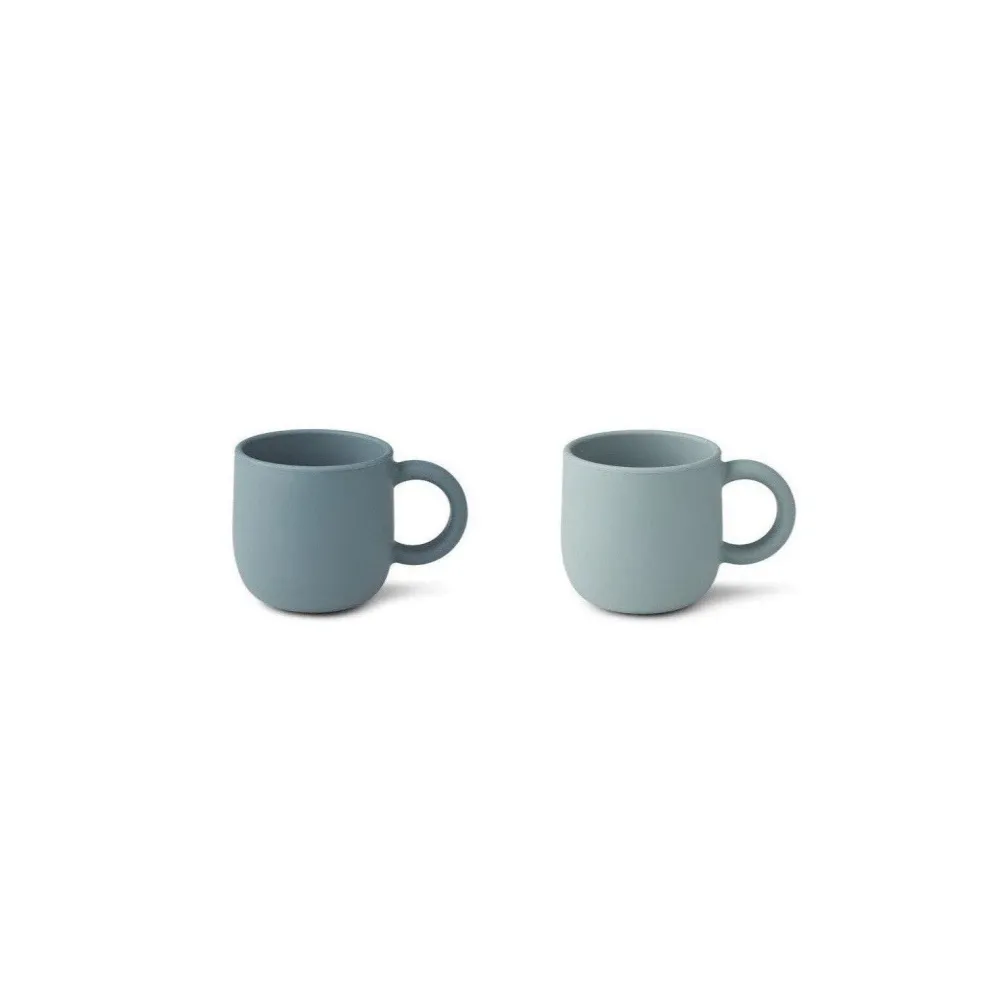 Vaso Infantil Sostenible - Pack de 2 Merce - Mix Azul Les Archives - Liewood