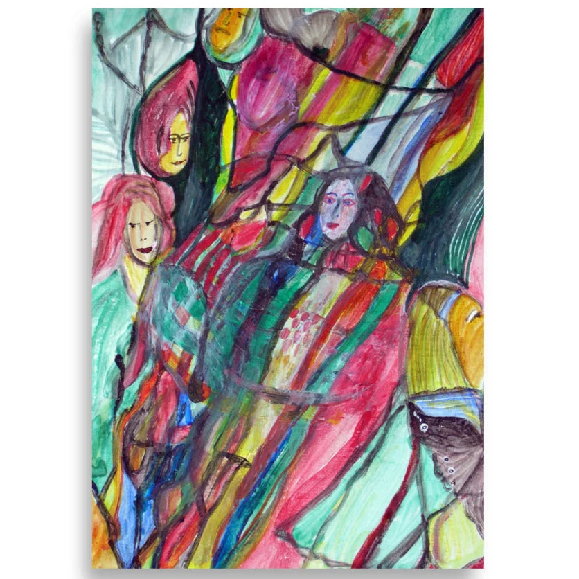 Póster - Lia Broecker-Jakob, Composición de las mujeres croatas