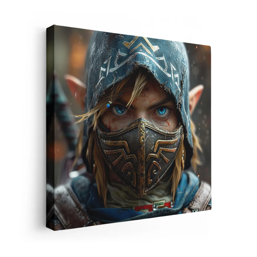Link Con Máscara Poster