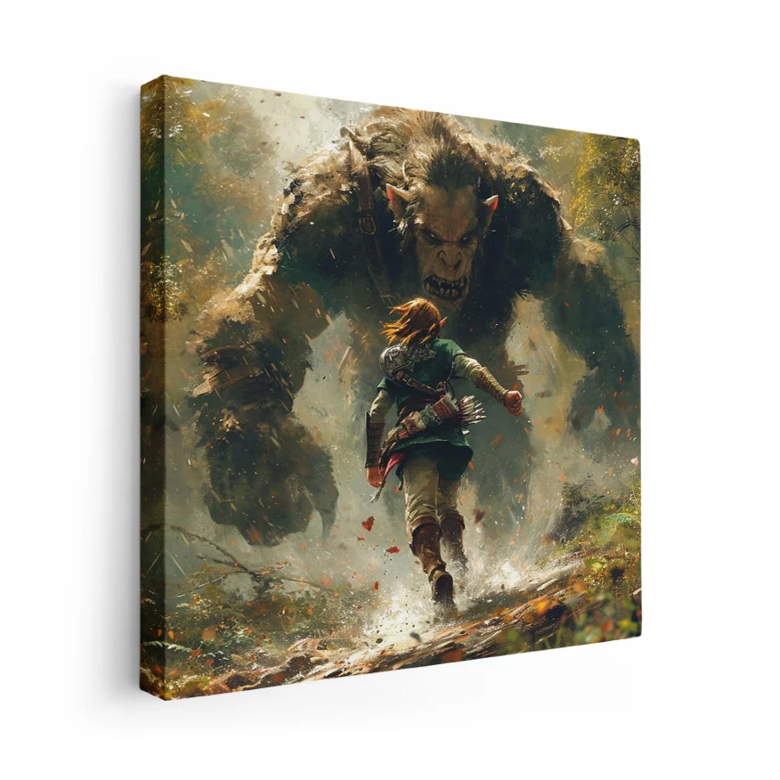Link Vs Ganondorf Poster