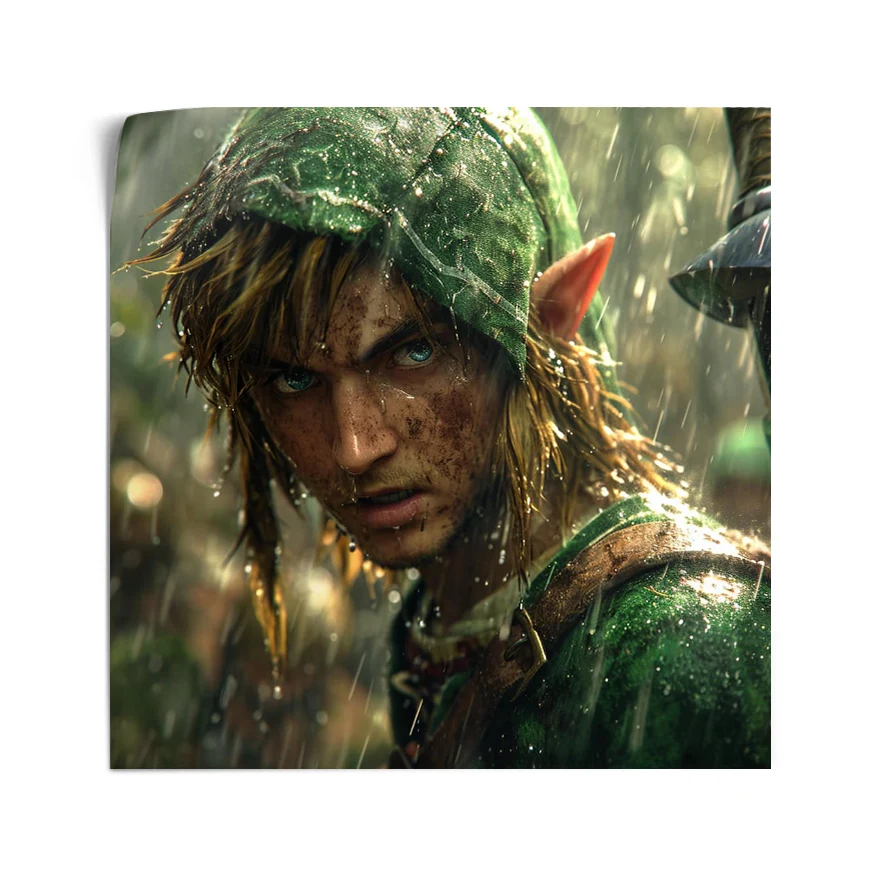 Link En Lluvia Poster