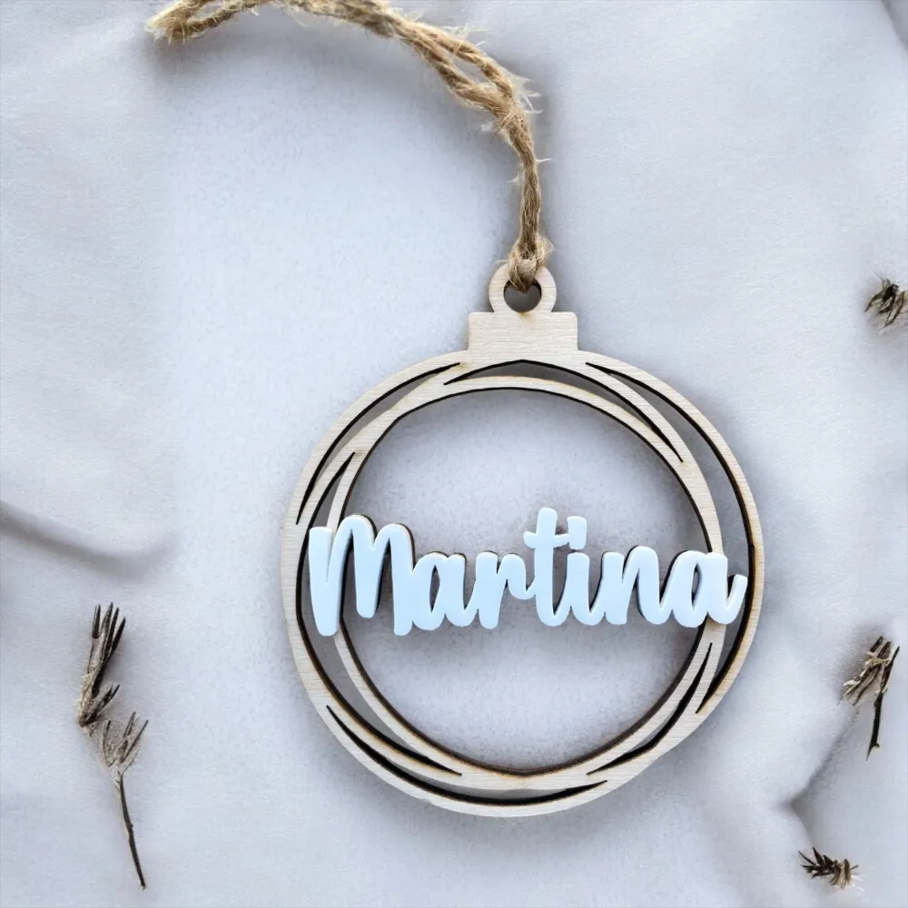 BOLA CONCENTRICA MADERA CLARITA NOMBRE COLORES LITTLE DREAMS
