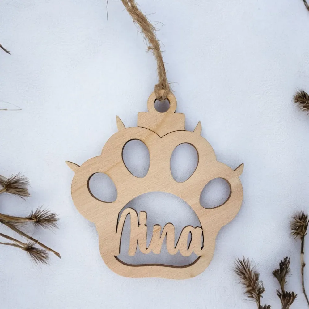 BOLA HUELLA GATO MADERA CLARITA LITTLE DREAMS