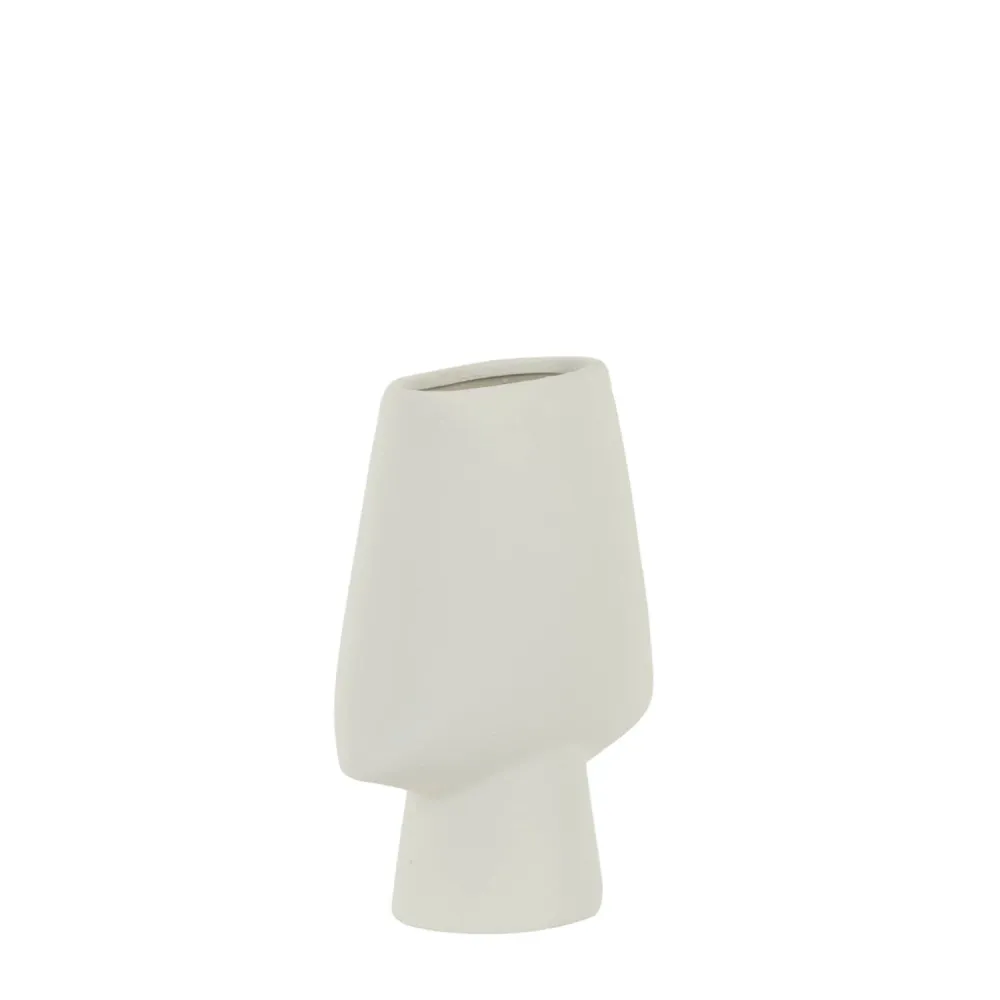 Vasija Yes cerámica 30 cm Blanco LL