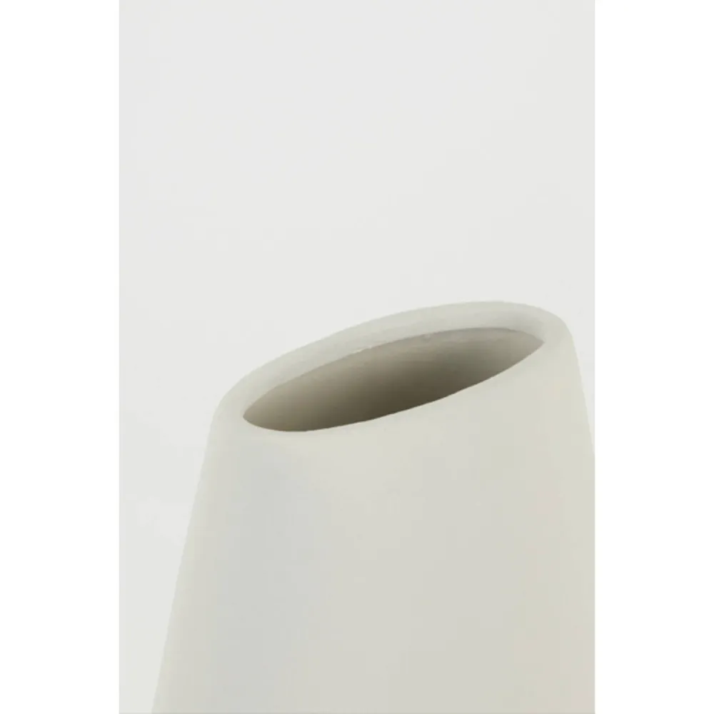 Vasija Yes cerámica 30 cm Blanco LL