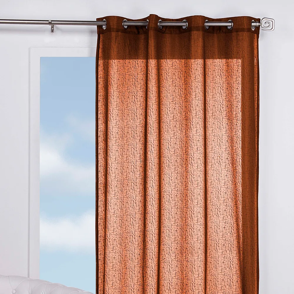 Cortina Eden 140X265 cm Yeux Naranja Llar Textil