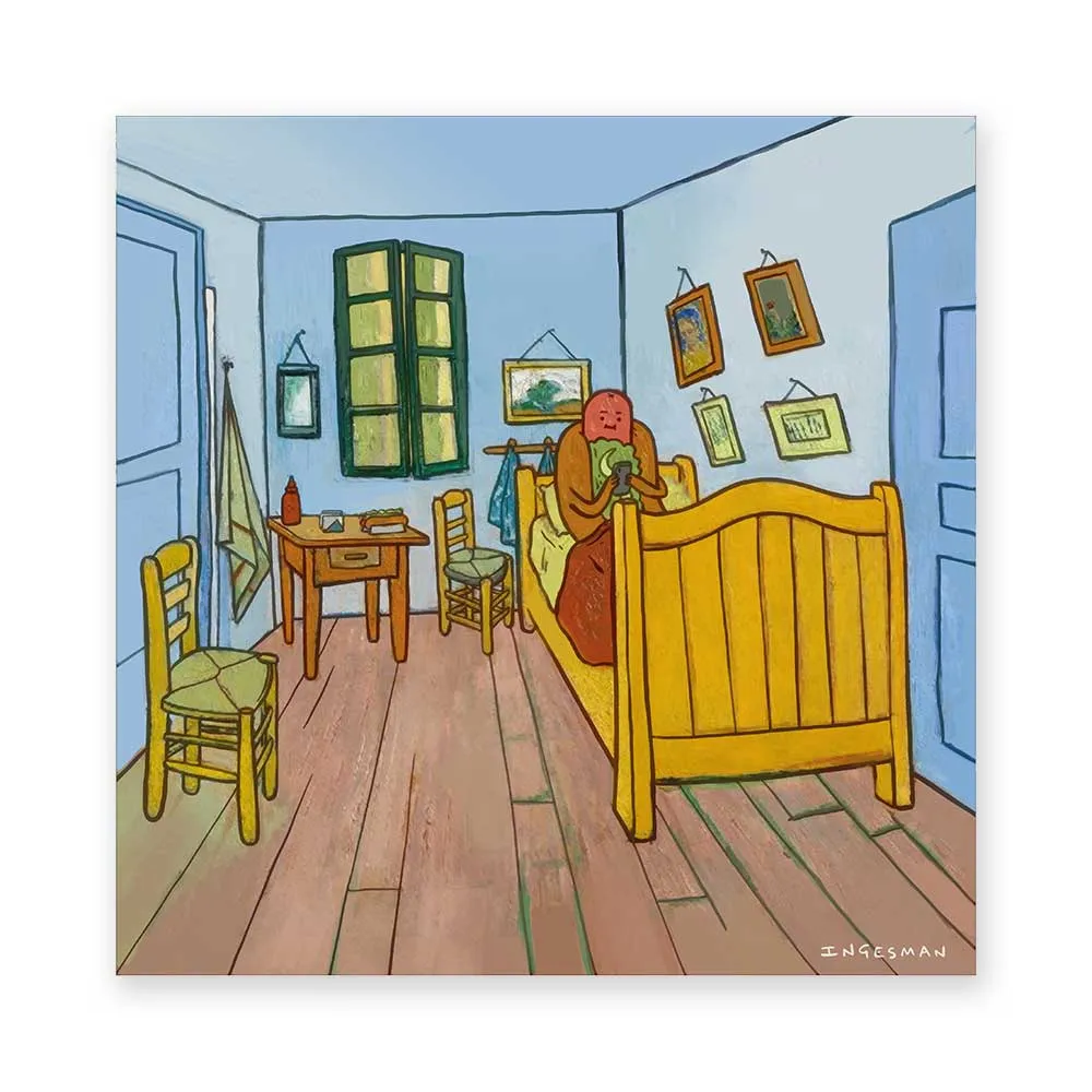 Lámina El Dormitorio en Arlés Arte Más Completo 20x20