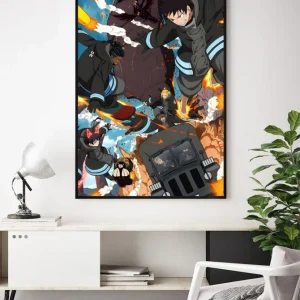 Lámina Fire Force Estucado