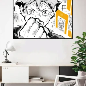 Lámina Haikyu Manga Hinata Estucado
