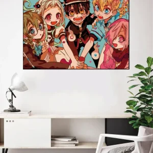 Lámina Hanako Kun Friends Estucado