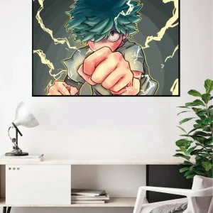 Lámina Izuku Midoriya Estucado