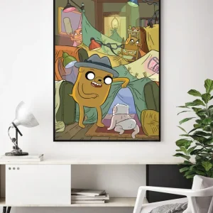 Lámina Jake adulto con Finn Bebe Estucado