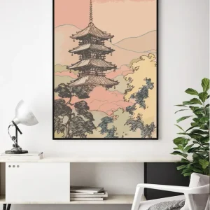 Lámina Japanese Art 5 Estucado