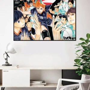 Lámina Karasuno vs Aoba Josai Estucado
